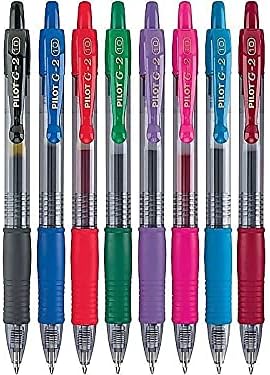 Pilot G2 Premium Bolígrafos Gel Retráctiles Punta Gruesa 1.0mm 8 Paq miniatura 2