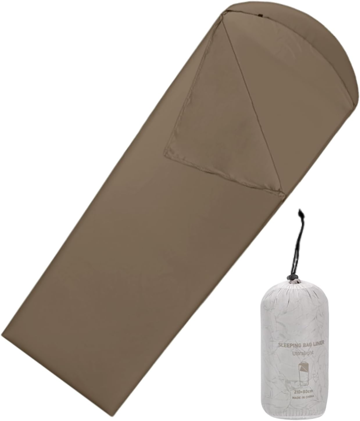– Sleeping Bag Liners for Adults, Travel Sheet Sleep Sack, Lightweight Sleeping Bag Sheet for Travel Backpacking Hiking Camping Road Trips Outdoor Enthusiasts Festival Attendees