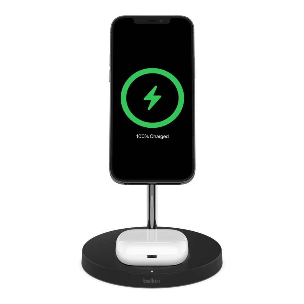 BELKIN BOOST CHARGE PRO 2 in 1 Wireless Charger Stand with MagSafe 