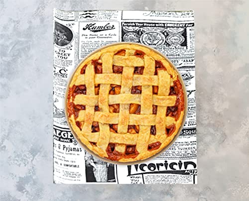Miniatura 4 de Hostelnovo - 500 Unidades De Papel Antigrasa Para Envolver Alimentos - Medida Única De 32 X 20 Cm - Especial Para Basket Chips Y Cualquier Tipo De Recipiente - Papel De Periódico