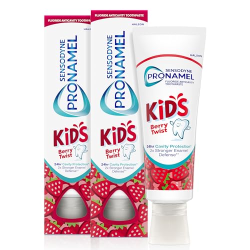 Sensodyne Pronamel Kids Toothpaste, Fluoride Anticavity Toothpaste, Cavity and Enamel Protection,...