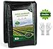 Produktbild Agoer Schwerlast Anti-Unkraut gewebe, 2mx10m Unterbodengewebe Landschaftgewebe um Unkraut zu Ersticken - Gartenvlies Reißfest und UV-Schutz, 100g/m² Unkrautvlies Bändchengewebe
