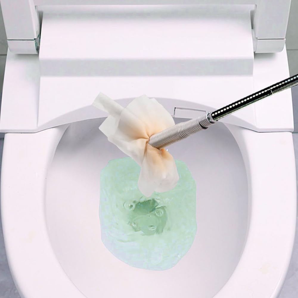 Tappo di scarico, strumento di rimozione dell'intasamento dello scarico per fogne, cucina, bagno, doccia, bagno, bagno, toilette, rimozione dell'intasamento, pinza flessibile (3 metri)