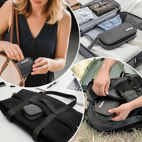 Image of apollo walker Insulin Cooler Travel Case Diabetic Medication with Ice Packs and Insulation Liner insulin cooler travel case tsa approved