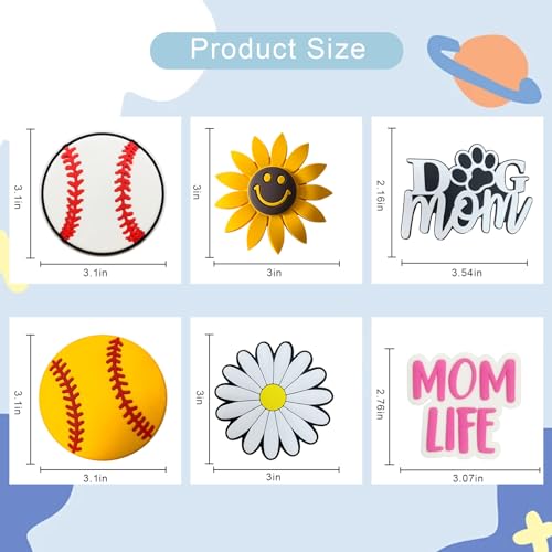 Image of Lckaey Rubber Beach Bag Accessories-PVC Rubber Totes organizer Sport Charms- for Purse Bogg Inserts
