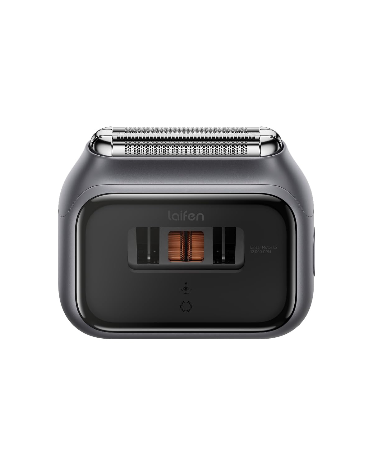 Laifen P3 Pro 3-Blade Electric Shaver, Proprietary Dual Linear High-Speed Motors 12000 cuts/min*2, 100-Minute Battery Life, IPX7 Waterproof Travel-Friendly (Space Gray Aluminum Alloy)