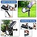 KEV 800 Lumens Solar Spot Lights Outdoor,18 LEDs Solar Flood Lights with 2 Modes &Adjustable &IPX65 Waterproof,Solar Spotlight for Driveway/Backyard/Patio Landscape/Tree/Garage(Cool White, 2 Pack)