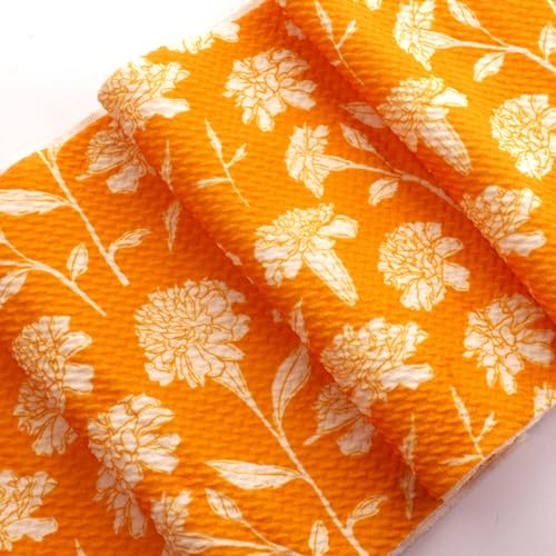 Golden Yellow Floral Liverpool Bullet Fabric...