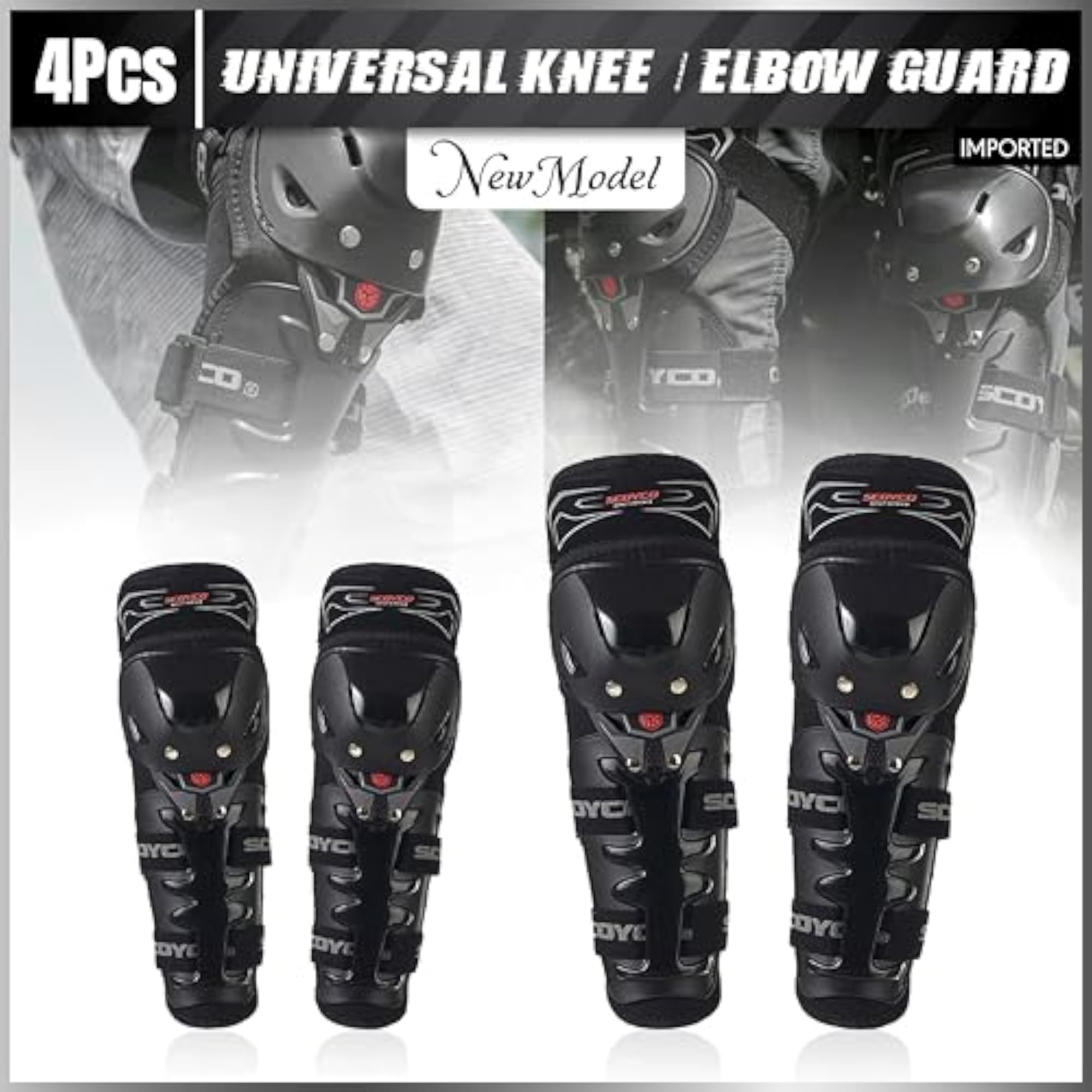 Bike Knee & Elbow Guards Protective Gear