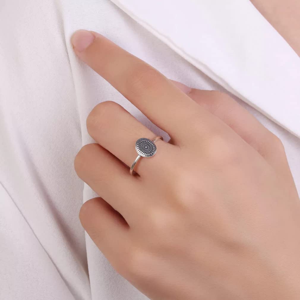Anelli da dito in argento sterling 925 per regali di gioielli di fidanzamento di coppie di amiche e donne