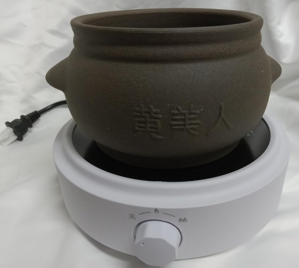 Amazon.co.jp: 素焼き、黄土よもぎ蒸し専用黄土壺、素焼き黄土壺一個と