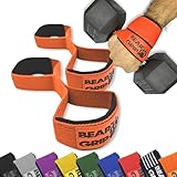 SÓLIDAS Y DURADERAS: Mejora tu juego de levantamiento con las correas de levantamiento en forma de 8 de BEAR GRIP y las correas de elevación de peso en forma de 8, fabricadas con cinta de nailon de alta resistencia extra. Nuestras correas de elevación figura 8 están diseñadas para un refuerzo, fiabilidad y comodidad inigualables. Levanta más peso con confianza mientras reduces la fatiga del agarre.