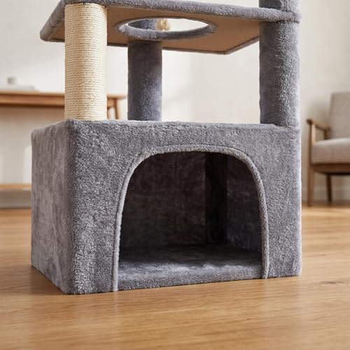 Árbol para gatos de 31.5 pulgadas con sisal y piso suave miniatura 4