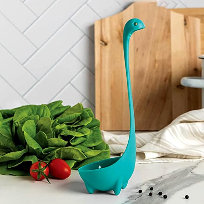 Alushen Soup Spoon with Long Handle: Ergonomically Designed for Easy Access, Comfort, and Precision When Serving Soups, Stews, and Hot Beverages 2