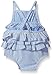 Mud Pie Girls' Swimsuit One Piece, Ruffle, 3 Toddler
