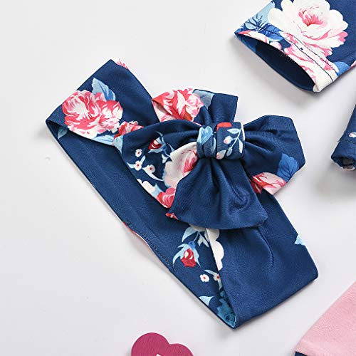 image for Gallity Baby Clothes Gallity 3Pcs Baby Girls Floral Clothes Toddler Ru