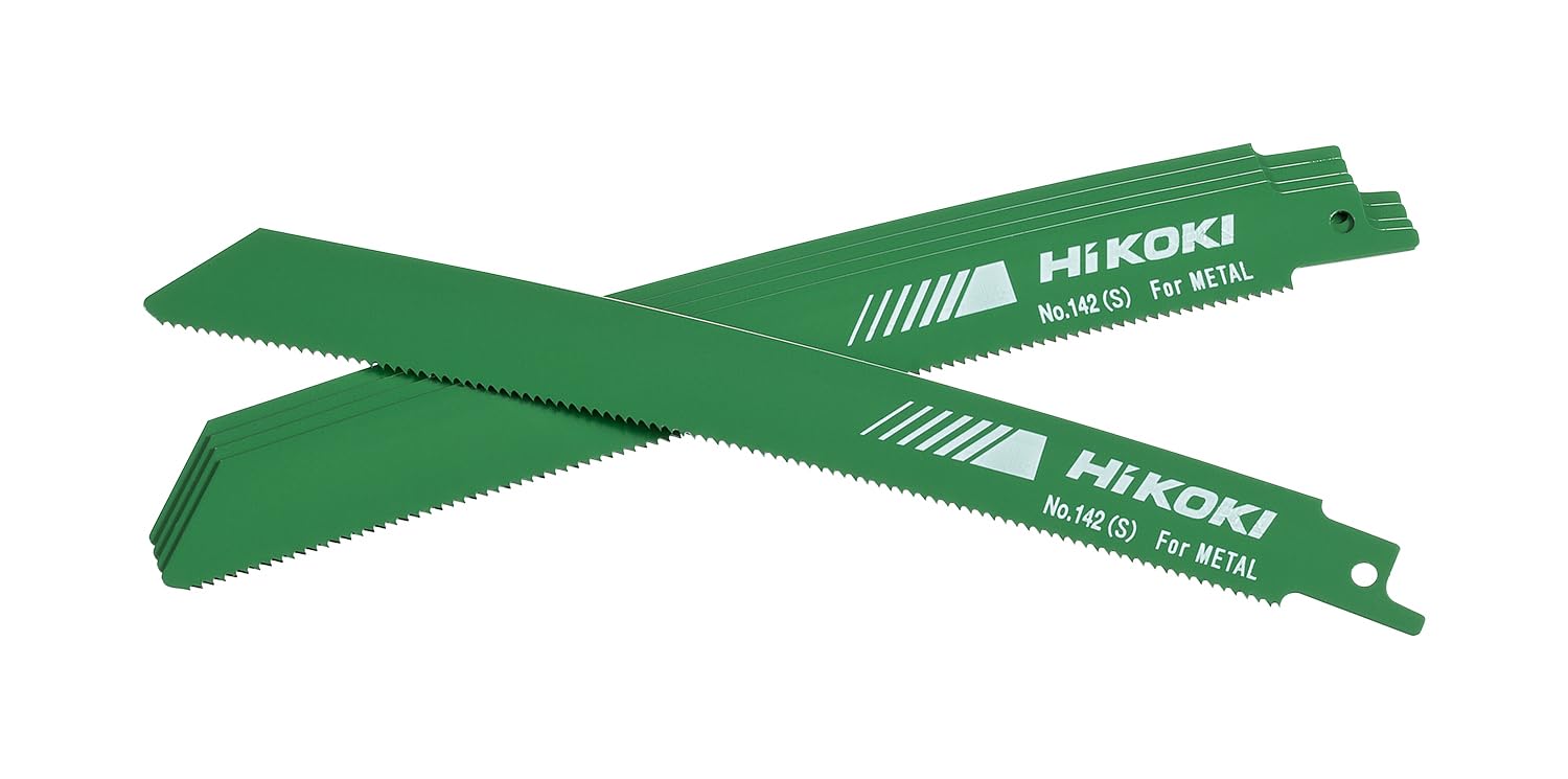HiKOKI (Formerly Hitachi Koki) 0031-8611 Saber Saw Blade, Reciprocating Saw Blade, No. 101, 4.3 gal (150 L), 10 Threads (5 Pieces)