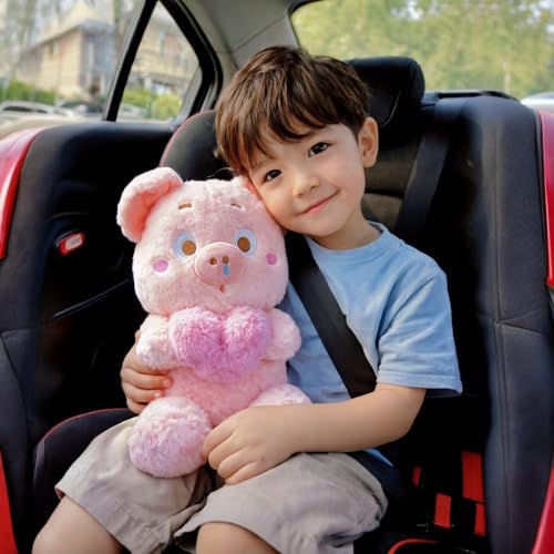 Image of Pink Sweetheart Piggy Soft Toy - 40 cm Premium Plush Stuffed Animal | Cute Cuddly Teddy for Kids & Gifting (Pink Sweetheart Piggy)