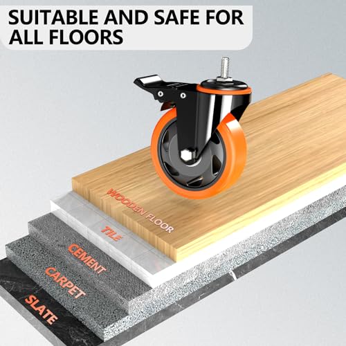 Tayloon A04 4 Inch Stem Caster Wheels 2000Lbs thumb #5