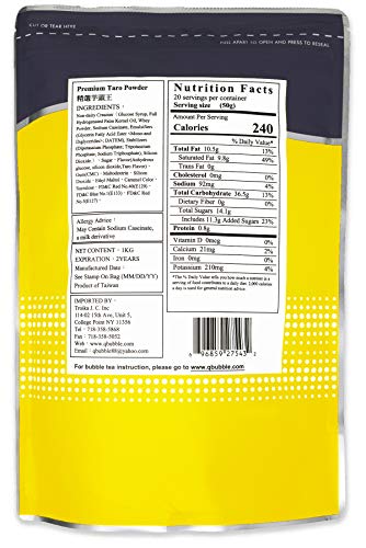 Qbubble COMINHKG063398 Taro Premium Tea Powder thumb #1