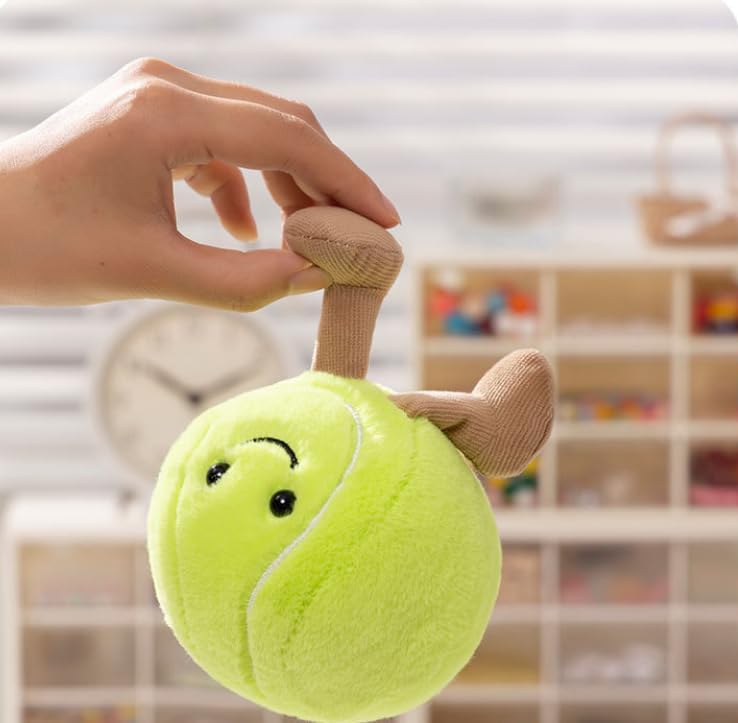 Miniatura 3 de Pelotas deportivas de peluche de 5.5 pulgadas, mini con pies, muñeca de fútbol creativa, divertida y linda, juguete de peluche esférico suave, cojín