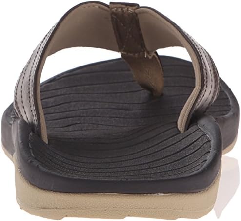 Reef Men's Swellular Cushion Lux Sandal, Brown/Gum, 8 M US | Image 2