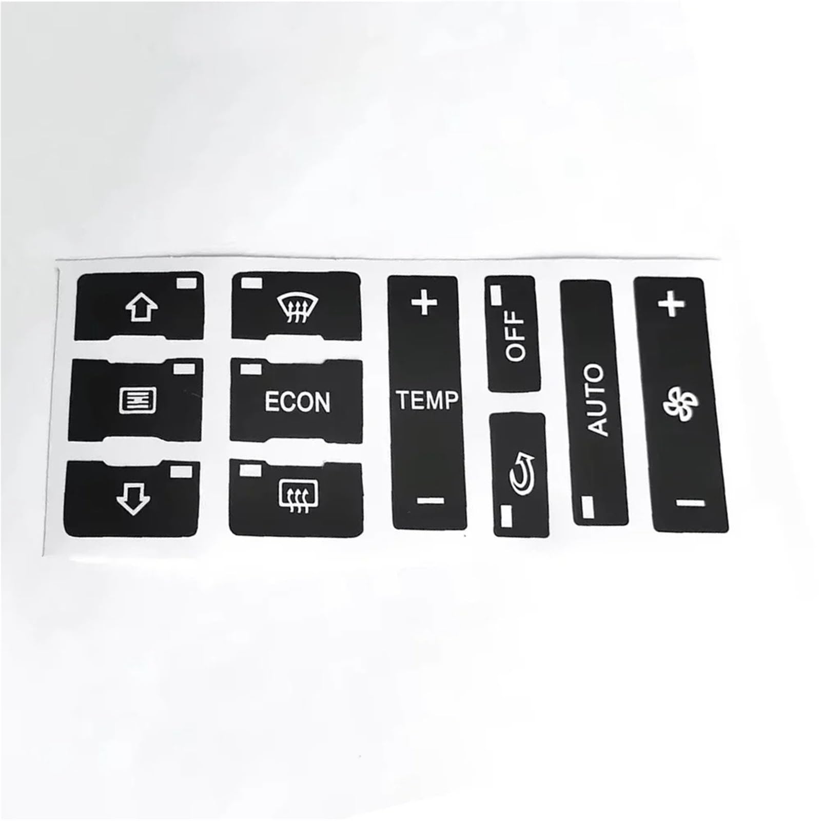 Dash Button Stickers Compatible with A2 for A3 for 8L Car Air Conditioning Control Decals AC Button Repair Sticker Automobile Interior Decoration Accessories