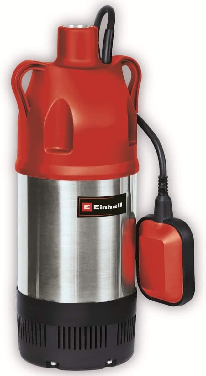 Einhell GC-PP 900 N Pompa di profondità (900 W, portata max 6000 L/h, prevalenza 32 m, immersione max 7m, 3 giranti)