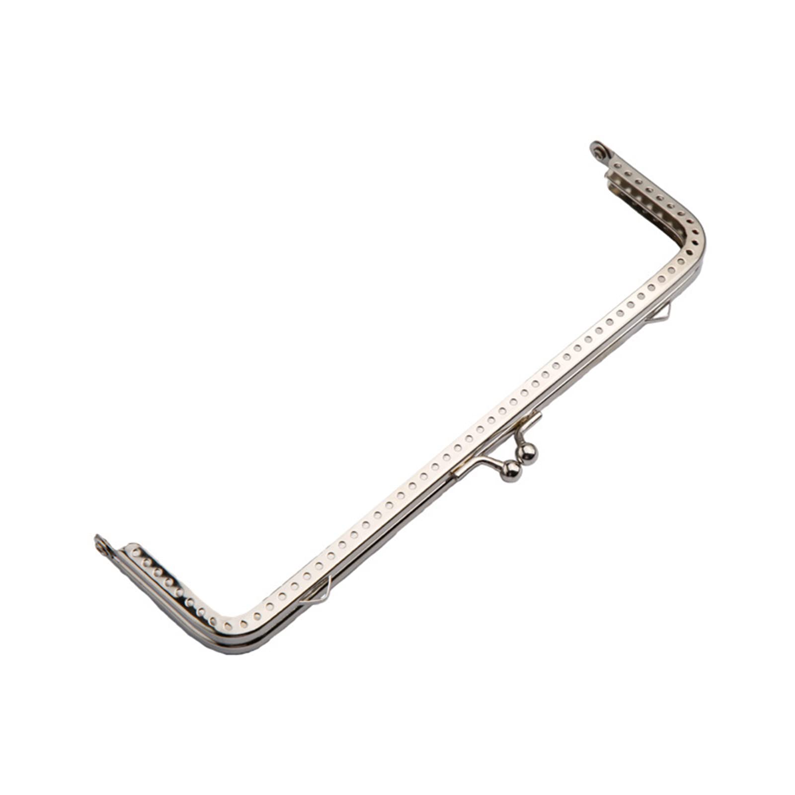 Tsophreniq Bag Kiss Clasp Bag Purse Making Metal Arched Frame Embossed Metal Purse Frame for Handle Sewing Craft Clips Clasp Wallet Kiss