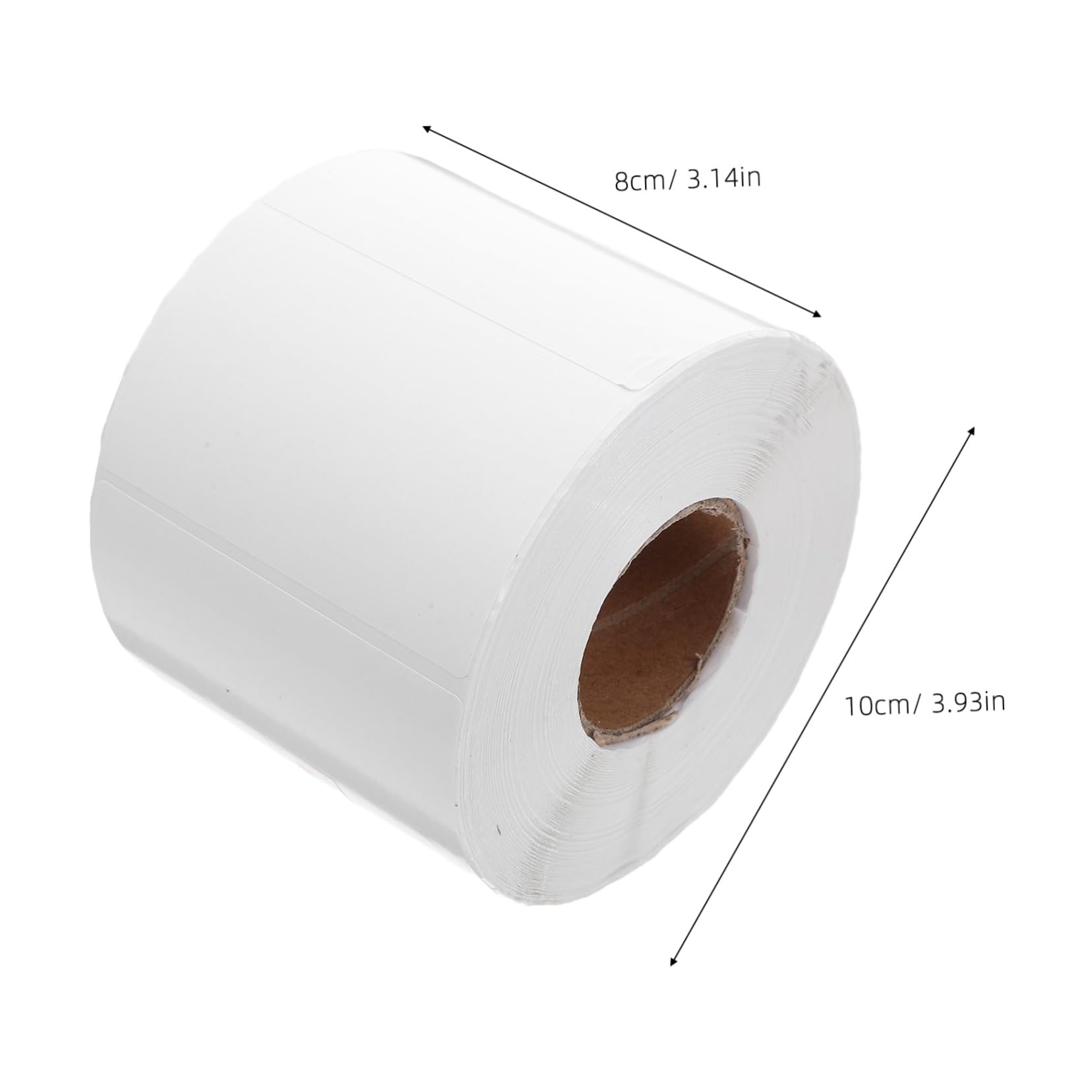 SOLUSTRE Etichette Bianche Adesive Etichette Autoadesive Stampabili Carta Adesiva Bianca per Stampante Adesivi per Alimenti da Congelatore e Barattoli di Conserve Design Compatibile