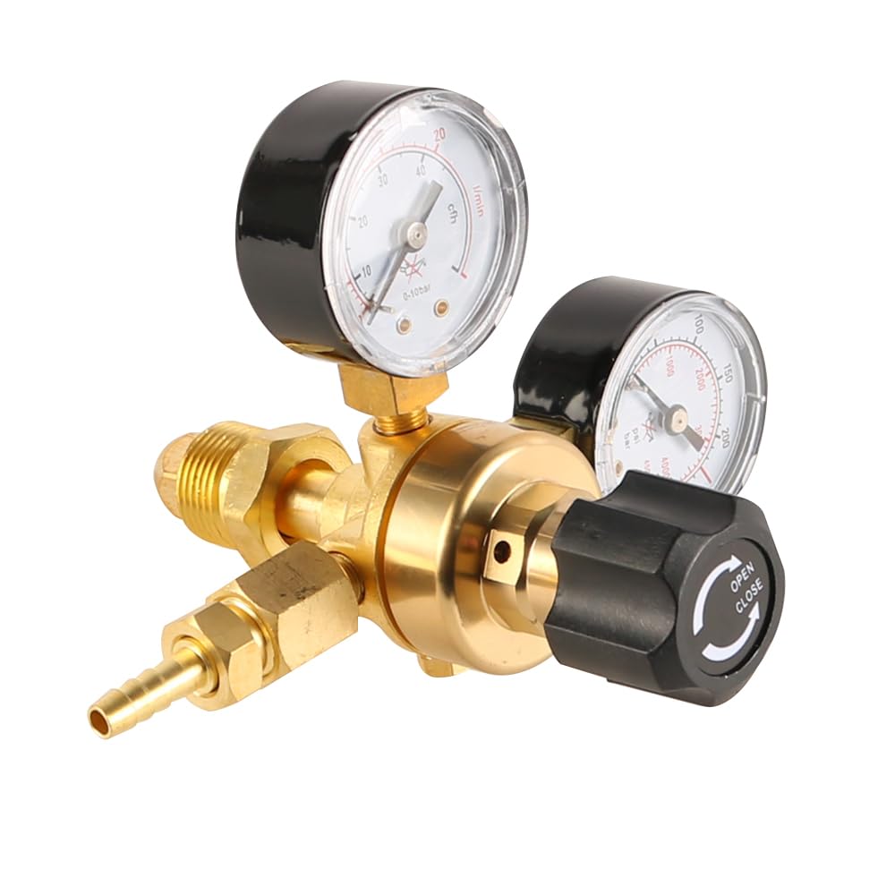 Mini Regulator Ciśnienia Gazu Regulator Ciśnienia Do 200 Bar Wykonany Z Mosiądzu Do Argonu Co2 Mieszanka 18 Mieszany Gaz Ochronny Do Tig