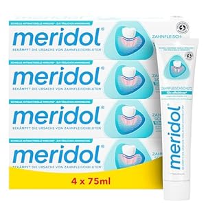 meridol Zahnpasta 4x75ml Zahnfleischschutz