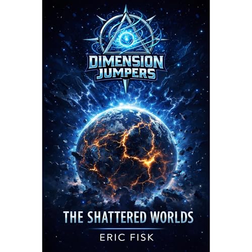 Shattered Worlds Audiolibro Por Eric Fisk arte de portada