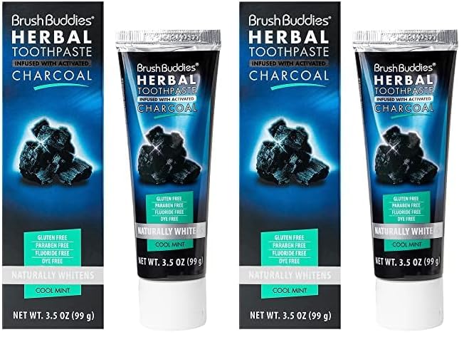Brush Buddies Herbal Toothpaste With Activated Charcoal