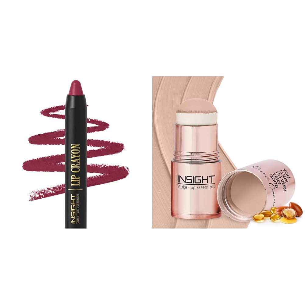 INSIGHT Long Lasting Lip Crayon – All-Day Comfort INSIGHT Cushion Concealer for Natural Flawless Finish-image-5