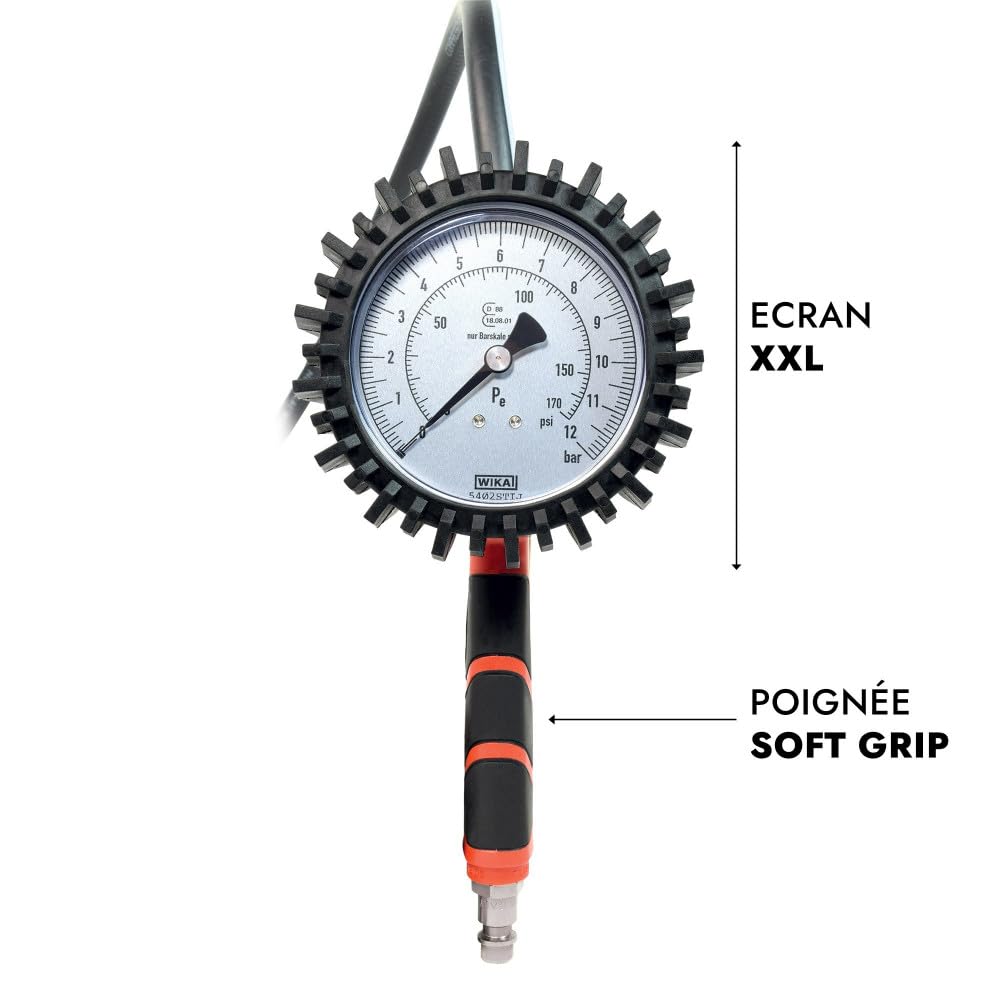 Autobest Pistolet de gonflage Gros débit Embout Quick Lock