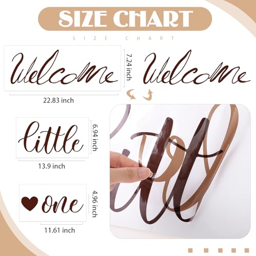 Calcomanía para Baby Shower Sinload Welcome Little One miniatura 2