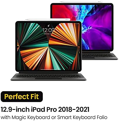 tomtoc Portfolio Etui na tablet iPad Pro 12,9 cala M2&M1 6/5/4/3 2022-2018 z akcesoriami, twarda obudowa na klawiaturę Magic Keyboard/Adapter/Kabel/USB Hub/Apple Pencil, pasuje do Surface Pro 12,3-13