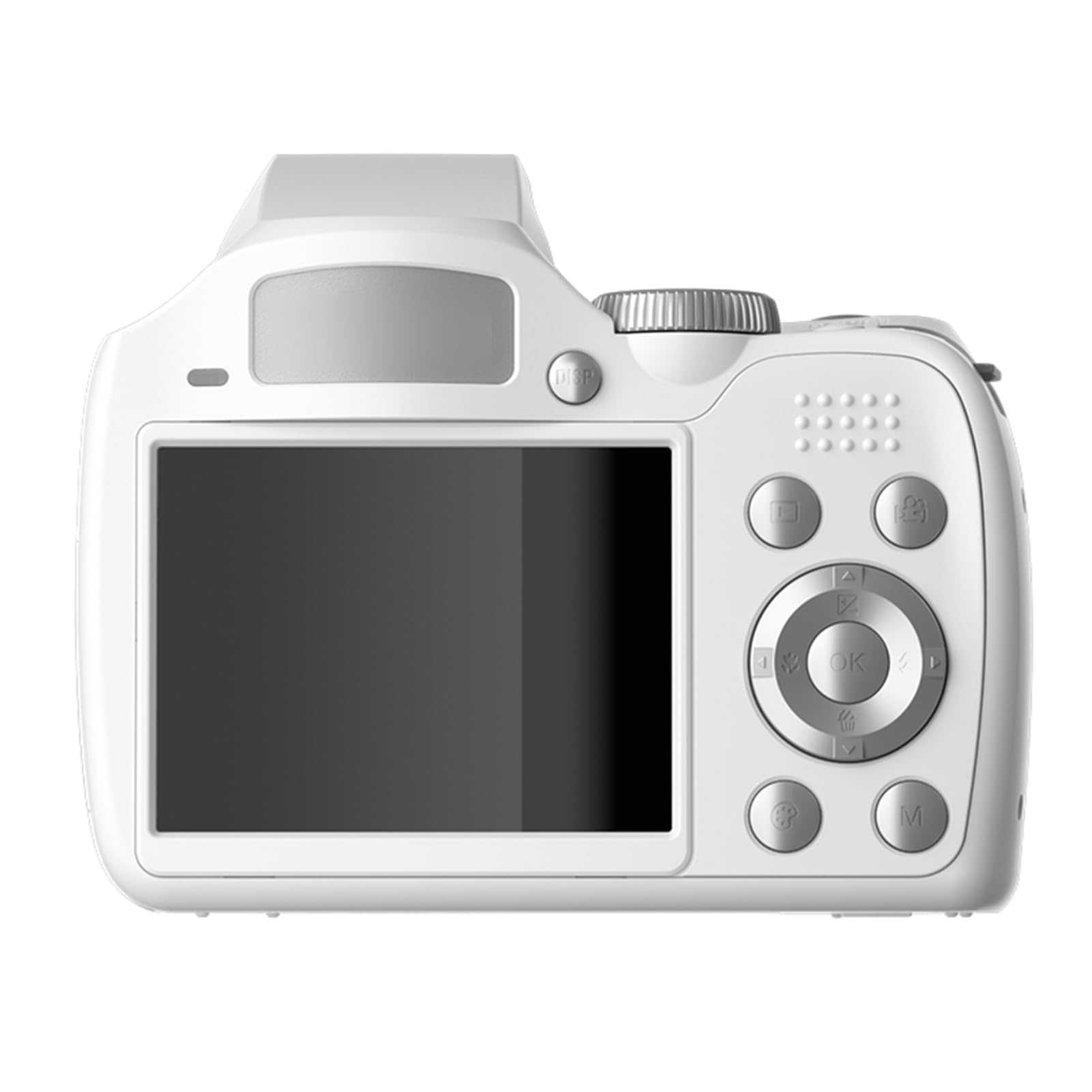 Bewinner Fotocamera Digitale 4K per Fotografia, Fotocamere Vlogging da 60 MP con Schermata da 2,88 ", Zoom Ottico 12x, Videocamera Video Autofocus per Principiante (WHITE)