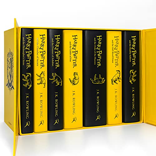 Image of Harry Potter Hufflepuff House Editions Hardback Box Set