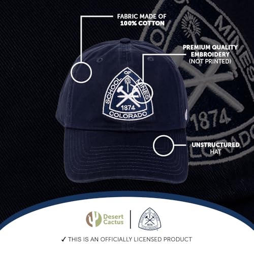 Gorra azul ajustable con bordado para adulto miniatura 4