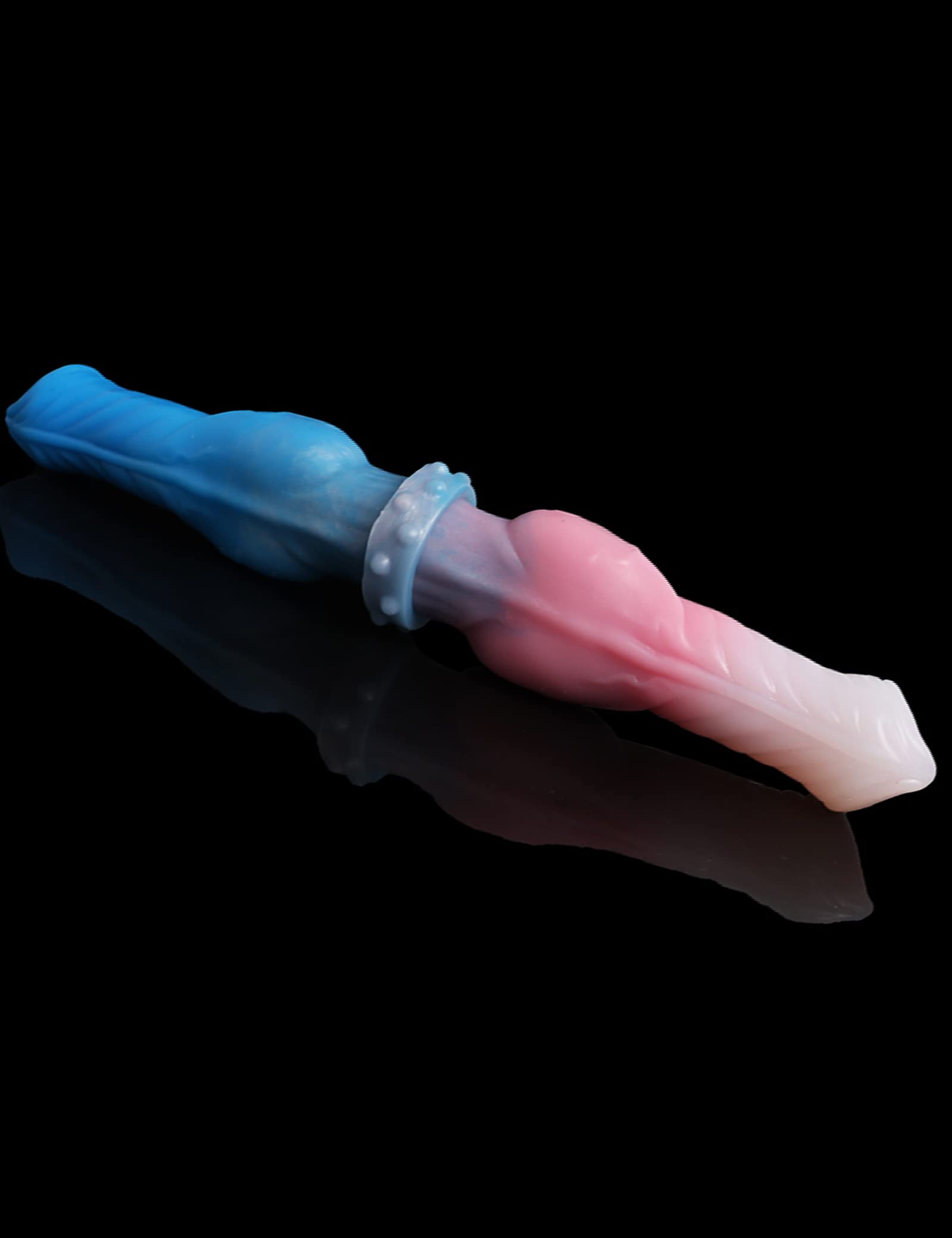 Double Ended Dildo Realistic Dog Dildo with Knot, 12inch Long Silicone Dual Dildos Anal Plug Adult Toys for Women Couples and Men Gay