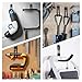 Garage Storage Utility Hooks，Garage Garden Tool Organizer，Steel Wall Mount Hooks, Large Garden U Hooks （2 Pack） (Type-2-Black)
