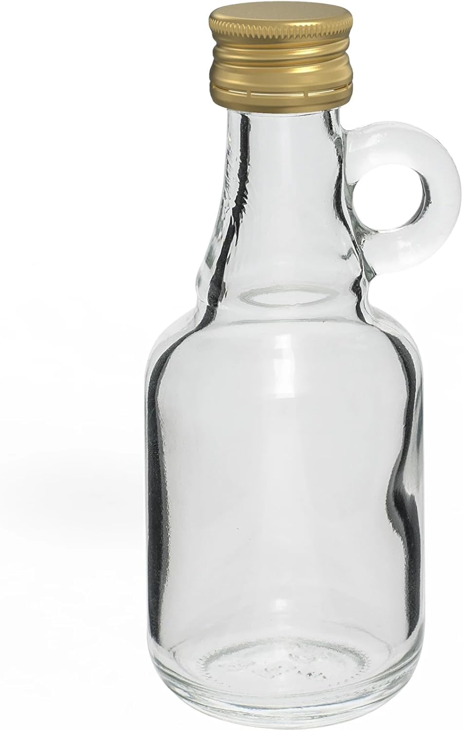 made in home - 100 x Glasflasche Galonik 40 ml mit Schraubverschluss – Mini Glasfläschchen mit Henkel – Flaschen für Likör, Schnaps, Sirup, Proben & Geschenksets