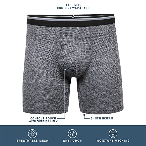 Gildan mens Performance Men's Driftknit Modern Underwear, 2-packBoxer Briefs2