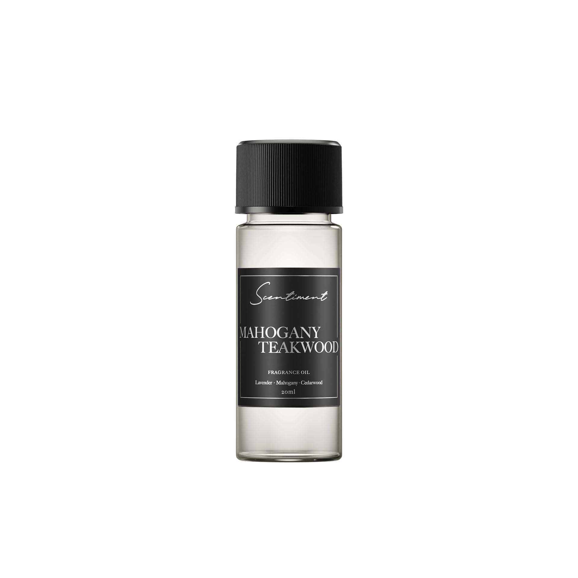 Scentiment - Mahogany Teakwood Collection Diffuser Oils | Aromatherapy Home Fragrance | Luxurious Scent with Notes of Lavender, Mahogany, Cedarwood, 20ml
