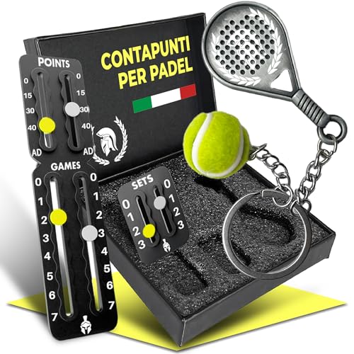 SEGNAPUNTI PADEL e TENNIS - Portachiavi per racchetta da padel incluso - CONTA PUNTI padel - SEGNAPUNTI PADEL DA RACCHETTA - tenis - PADEL - TENNIS - SEGNAPUNTI tennis padel - ACCESSORI tennis ragazzo