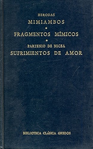 Mimiambos fragmentos mimicos sufrimiento
