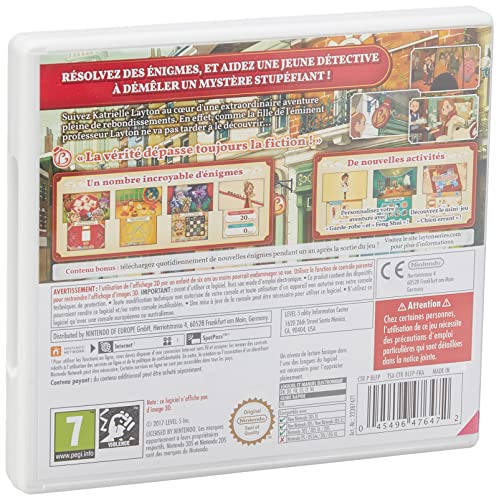 'Aventure Layton : Katrielle et la conspiration des millionnaires Jeu 3DS - vue 4