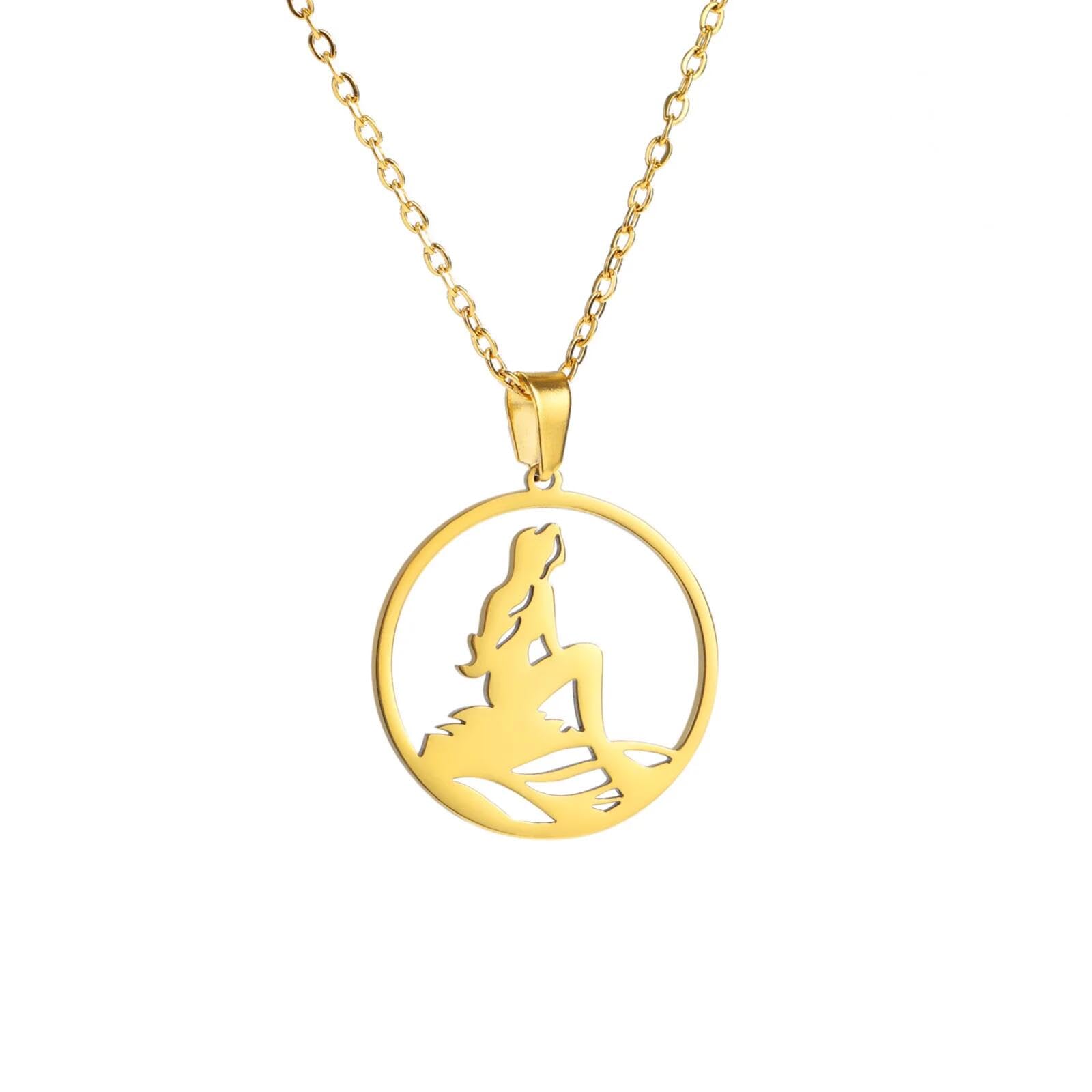Collier de cheveux de plage au design ajouré, pendentif collier raffiné et minimaliste